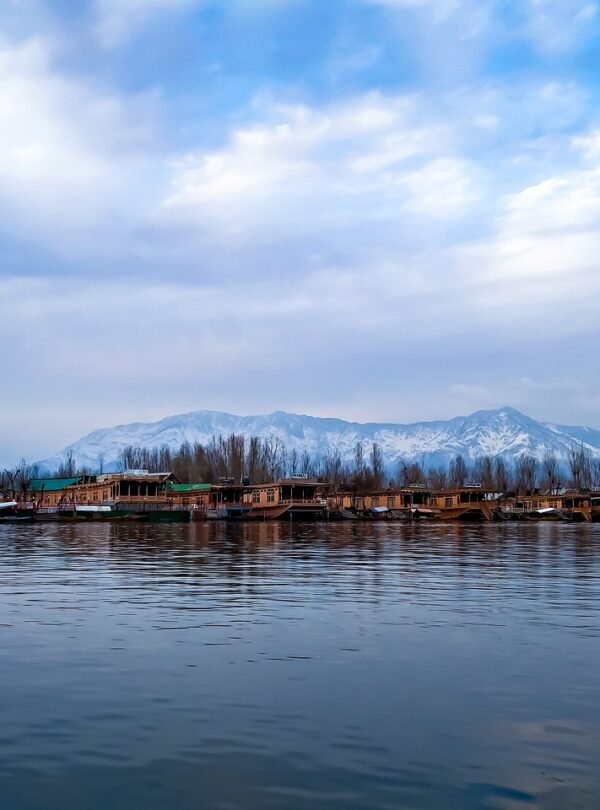 landscape, dal lake, srinagar, view, himalayas, kashmir, sky, nature, mountains, india, water, houseboat